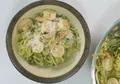 Resep dan Bahan MPASI 12 Bulan Praktis: Mie Zukini dengan Udang yang Kaya Protein