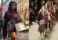 Intip Seksinya Foto Lama Syahrini Pakai Rok Mini dengan Blanket Scarf ala Model Catwalk