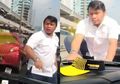 Viral Video Pria Marah-Marah Hingga Injak-Injak Mobil Lantaran Tak Bisa Menyalip