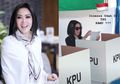 Tampil Sempurna dengan Jam Tangan Rp 1,8 Miliar, Syahrini Justru Terpincang-pincang Menuju TPS