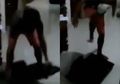 Tak Terima dengan Hasil Quick Count Pemilu 2019, Pria di Padang Nekat Injak-injak dan Banting Televisinya Sendiri