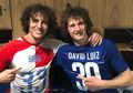 Reaksi David Luiz Setelah Bertemu Kembarannya dalam Laga Chelsea Vs Slavia Praha