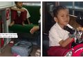 Demi Bisa Sekolah, Bocah SD Ini Rela Berangkat Pukul 3 Pagi dan Hanya Diberi Ongkos untuk Naik KRL