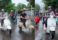Gibran Rakabuming Ikut Riding Pecinta Vespa Pake Sandal Jepit, Kelakuan Anak Presiden Jadi Sorotan