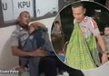 Viral Brigadir Rela Jaga TPS Suara Sambil Gendong Anak, Istri Dimana?