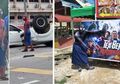 Kenyataan, 'Spider-Man' Muncul dan Menolong Korban Kecelakaan Mobil