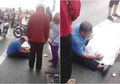 Gambar Menyayat Hati, Suami Tak Melepas Pelukannya dari Jasad sang Istri yang Tewas Kecelakaan