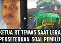 Ketua RT Ditusuk saat Melerai Peseturuan Klaim Sumbangan Caleg untuk Warga