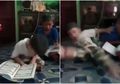 Terkantuk-kantuk Hingga Terjengkang, Bocah Ini Tak Kuasa Tahan Kantuknya Saat Mengaji