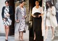 Melahirkan Anak Pertama, Intip Tampilan Meghan Markle Saat Baby Bump, Super Cantik !