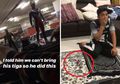 Terobsesi dengan Ultraman Tiga, Seorang Pria Ajak Superhero Itu Salat Bareng