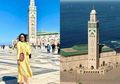 Tak Kalah Megah dari Masjidil Haram, Bella Saphira Kunjungi Masjid Tertinggi di Dunia, Menaranya Saja 210 Meter!