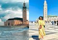 Bella Saphira Unggah Foto Dirinya Kunjungi Salah Satu Masjid Tertinggi di Dunia, Ketinggiannya Hingga 210 Meter!