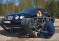 Gokil! Mobil Bentley Ini Dimodif Jadi Semi Tank, Cek nih Videonya!