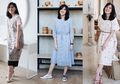 Anti Ribet! Pakai 3 Model Midi Dress Simpel Ify Alyssa Ini Saat Bukber