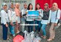 Meski Tanpa Sang Idola, Fans Luna Maya di Surabaya Kompak Turun Ke Jalan Bagi-bagi Takjil