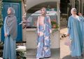 Anggun di Hari Raya, Tiru 5 Model Dress Biru Pastel ala Ayana Moon Ini!