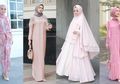 9 Kumpulan Model Dress Hijab Pink untuk Tampilan Menawan Saat Lebaran!