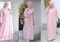 Anggun di Hari Lebaran Pakai 5 Pilihan Dress Brokat Kekinian Warna Pink