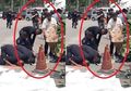Personel Brimob Salat Berjamaah Tanpa Sajadah di Jalan, Para Warga Simpati Hingga Berikan Alas Kardus Seadanya