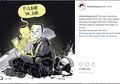 Terinspirasi Foto Polisi Video Call Anak, Komikus Bikin Ilustrasinya