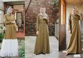 Adem & Anti Boring, Pakai 3 Model Dress Hijab Warna Hijau Olive Buat Lebaran, Yuk!