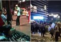 Di Tengah Kerusuhan 22 Mei, Seorang Pria Tertangkap Kamera Buka Lapak dan Jajakan Sepatu ke Orang-orang yang Berlalu