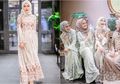 Cantiknya Shandy Aulia Kenakan Gamis Hijab Lokal Nuansa Pastel saat Buka Puasa Bersama Keluarga