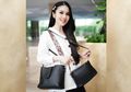 Intip Penampilan Sandra Dewi saat Belanja di Supermarket Bawa Tas Branded Harga Ratusan Juta Rupiah