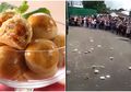 Tak Puas Hanya Diberi Setoples Kue THR, Para Buruh Garmen Lempar Bingkisan Pemberian Perusahaan ke Jalan