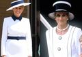 Kharisma Putri Diana Masih Memukau, Bahkan Melanie Trump pun Berbusana Bak Putri Diana Saat Kunjungi Istana Buckingham