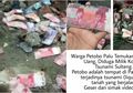 Viral! Warga Petobo Dihebohkan dengan Penemuan Sejumlah Uang Berseraka, Diduga Milik Korban Gempa dan Tsumani Palu