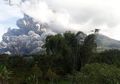 Foto-foto Letusan Sinabung, Kolom Abu Hingga 7 Kilometer dan Tak Ada Korban Jiwa