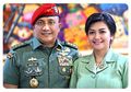 Tak Pernah Tampil di TV Setelah Jadi Istri Petinggi TNI, Sikap Bella Saphira pada Anak Tirinya Saat Lebaran Jadi Perhatian