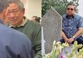 SBY Tampak Nelangsa Duduk Memandangi Pusara Ani Yudhoyono Saat Berziarah di Makam Istri Tercinta