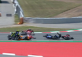 Video - Jorge Lorenzo Bikin Empat Pebalap Alami Crash di MotoGP Catalunya, Termasuk Valentino Rossi!