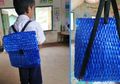Tak Cukup Uang, Seorang Ayah Buatkan Tas dari Tali Rafia untuk Sekolah Anaknya, Desainnya Kokoh dan Mengesankan!