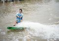 Aksi Protes Atlet Wakeboard Nasional, Viral Setelah Nekat Berselancar Belah Genangan Banjir Samarinda