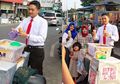 Kisah Sutrisno, Penjual Mi Lidi Berdasi di Alun-alun Pekalongan, Pembeli: Pedagangnya Ganteng, Bikin Gagal Fokus