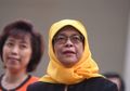 Dari Jualan Nasi Padang hingga Tinggal di Rusun, Ini 5 Fakta Presiden Singapura Halimah Yacob