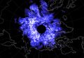 Awan Es Biru yang Terbuat dari Meteor dan Hanya Bersinar di Malam Hari