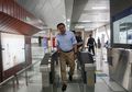 Tak Kalah dengan Warga Jakarta, BTP Jajal MRT Ditemani Nicholas Sean