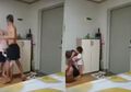 Menyayat Hati, Pria Ini Pukuli Istri di Depan Anaknya Secara Brutal, Tega!