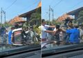 Seperti Ini Kondisi Pria Baju Putih Belang-belang yang Viral Setelah Dipukul KO dengan Helem, Sebelumnya Lawan Arus dan Pukul Pengendara Motor Matic