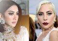 Suka Tampil Nyentrik, Ini Beda Gaya Syahrini dan Lady Gaga Saat Kenakan Anting Branded Mewah yang Sama