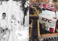 Viral, Cowok Ini Pakai Sekotak Ayam Goreng KFC Sebagai Seserahan Saat Lamaran