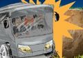 Bus Pengantar Calon Jamaah Haji Sukabumi Hilang Kendali, Rubuhkan Pagar Beton Hingga Serempet Bocah SD Sampai Tewas