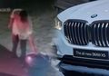 Mobilnya Boleh BMW, Tapi yang Dicuri Pria Ini Hanya Tong Sampah dari Ban Bekas Seharga Rp70 Ribu, Aksinya Terekam CCTV