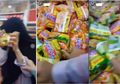 Barbar Abis! Viral Video Kumpulan Cewek Sengaja Hancurkan Mie Instan di Supermarket
