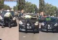 Viral Video Polisi Hentikan Mobil yang Tak Mau Ditilang Sampai Bertahan di Kap Depan Laiknya Film Hollywood